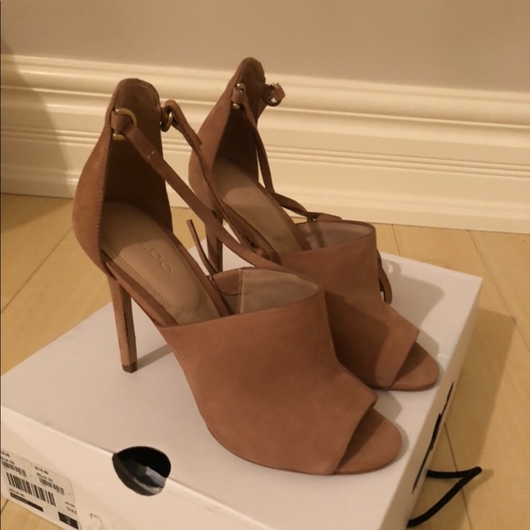ALDO - suede lace up mules - brand new never worn - Picture 4 of 4